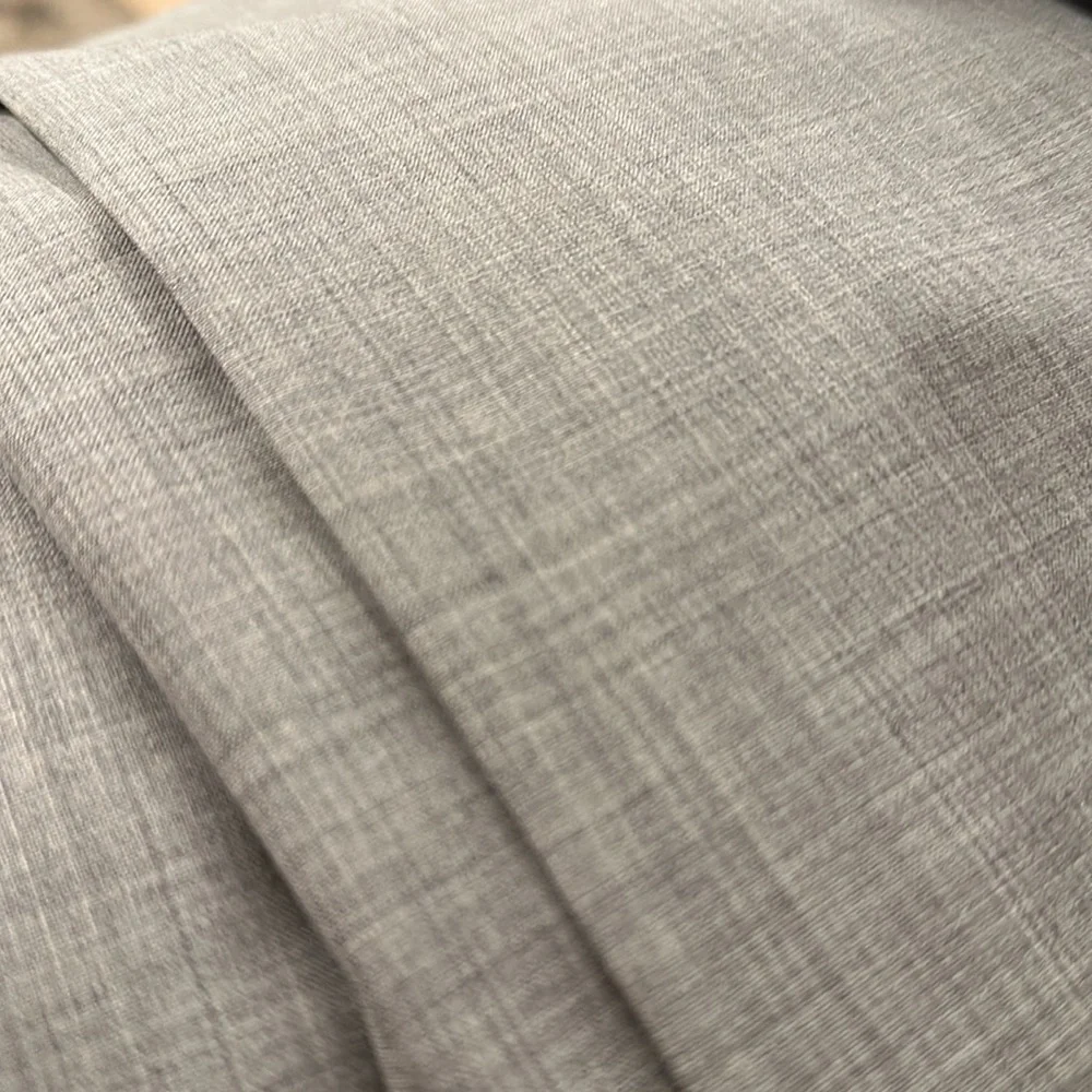 Brunello Cucinelli gray lightweight wool pull-on slacks w/pockets.  14 NWOT - Picture 2 of 8